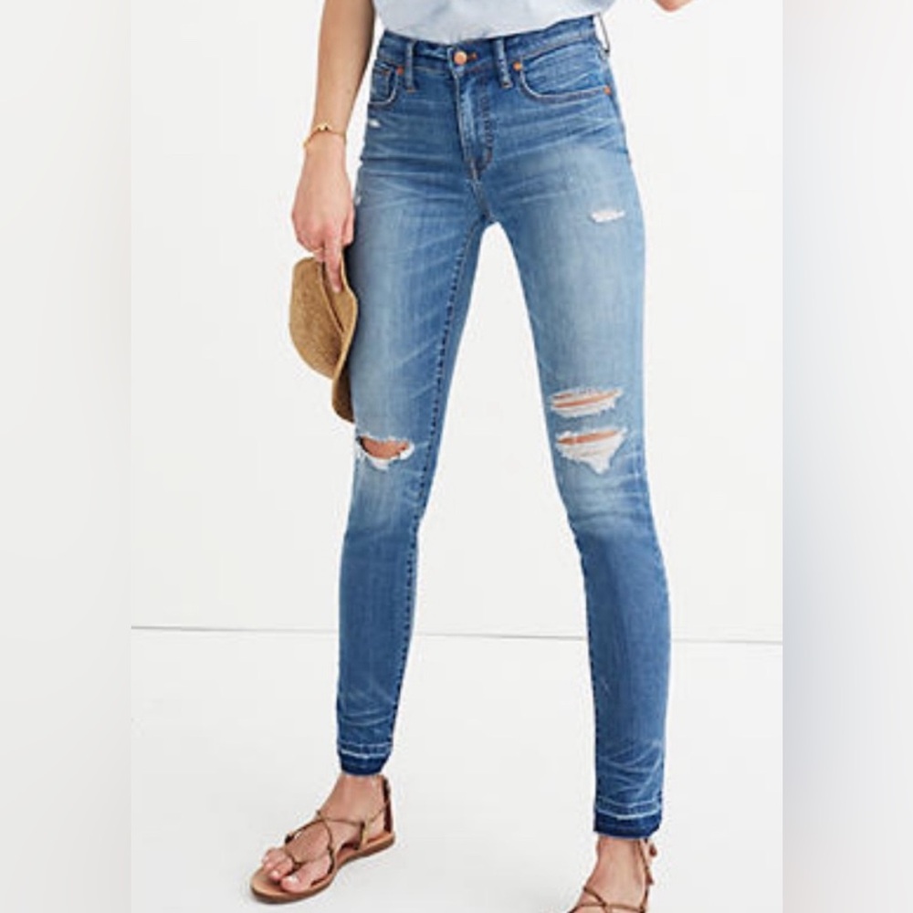 Madewell high rise skinny 32 tall